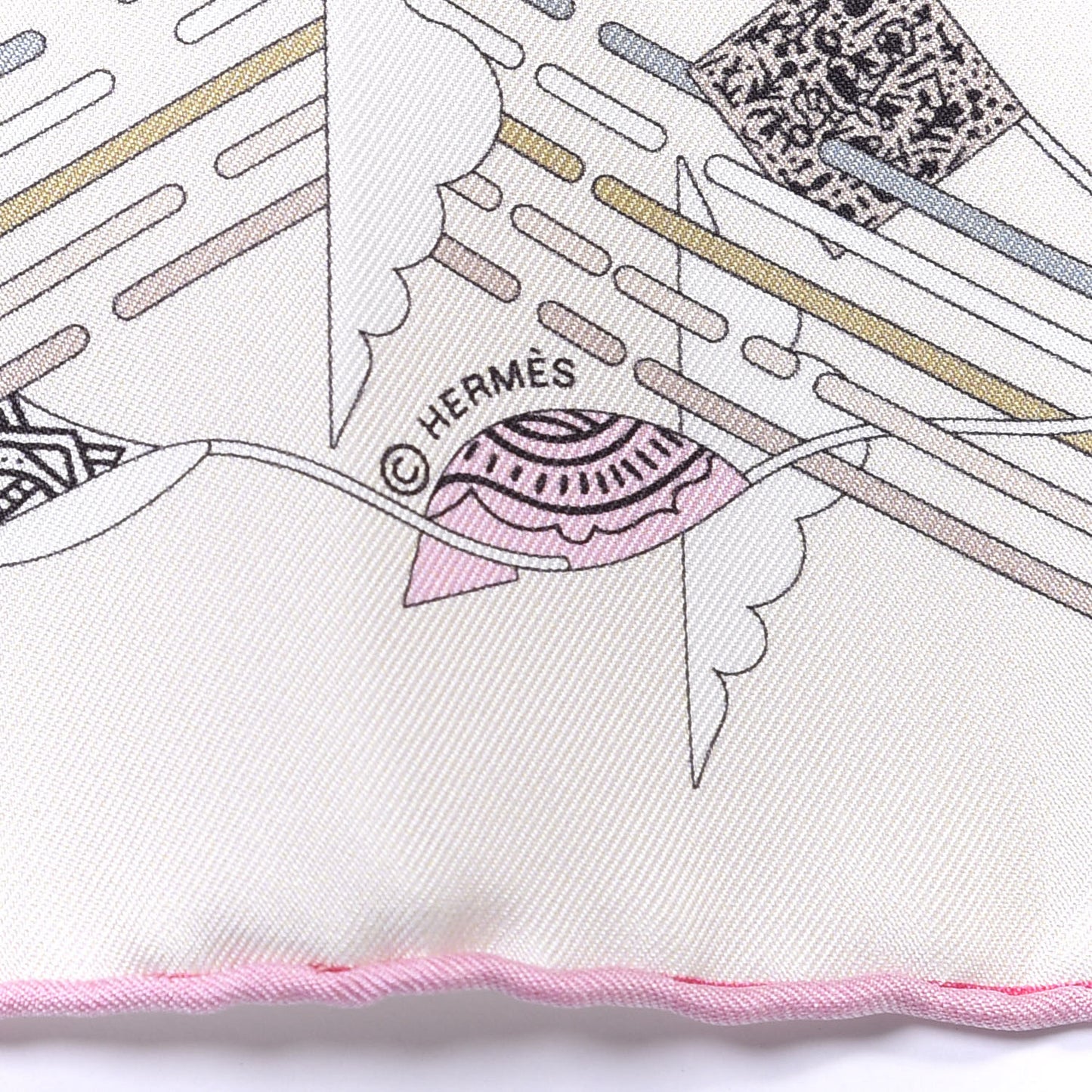 Silk La Maison des Carres Scarf 45