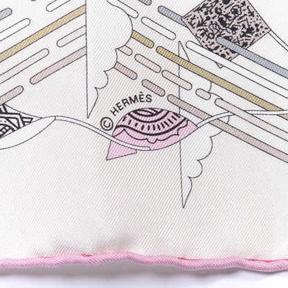 Hermes Silk La Maison des Carres Scarf 45 4 of 4