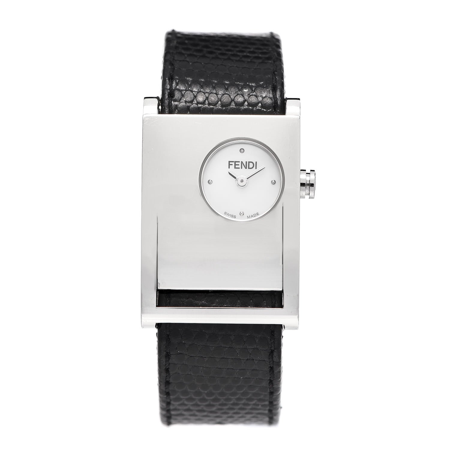 Fendi Stainless Steel Lizard 21mm Interchangeable Quartz Watch 1 of 6