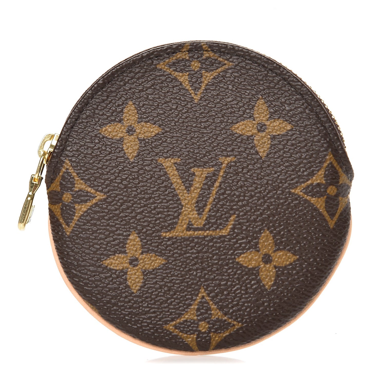 Monogram Round Coin Purse