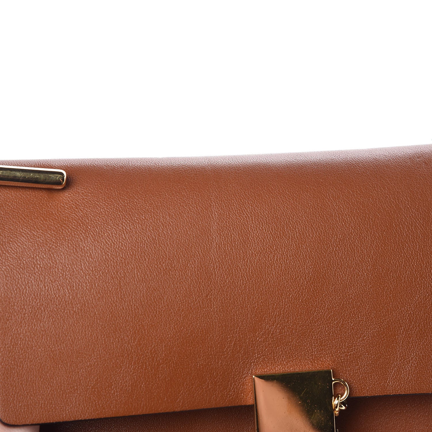 Chloe Calfskin Drew Chain Shoulder Bag Tobacco 12 of 15