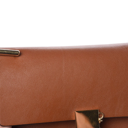 Chloe Calfskin Drew Chain Shoulder Bag Tobacco 12 of 15