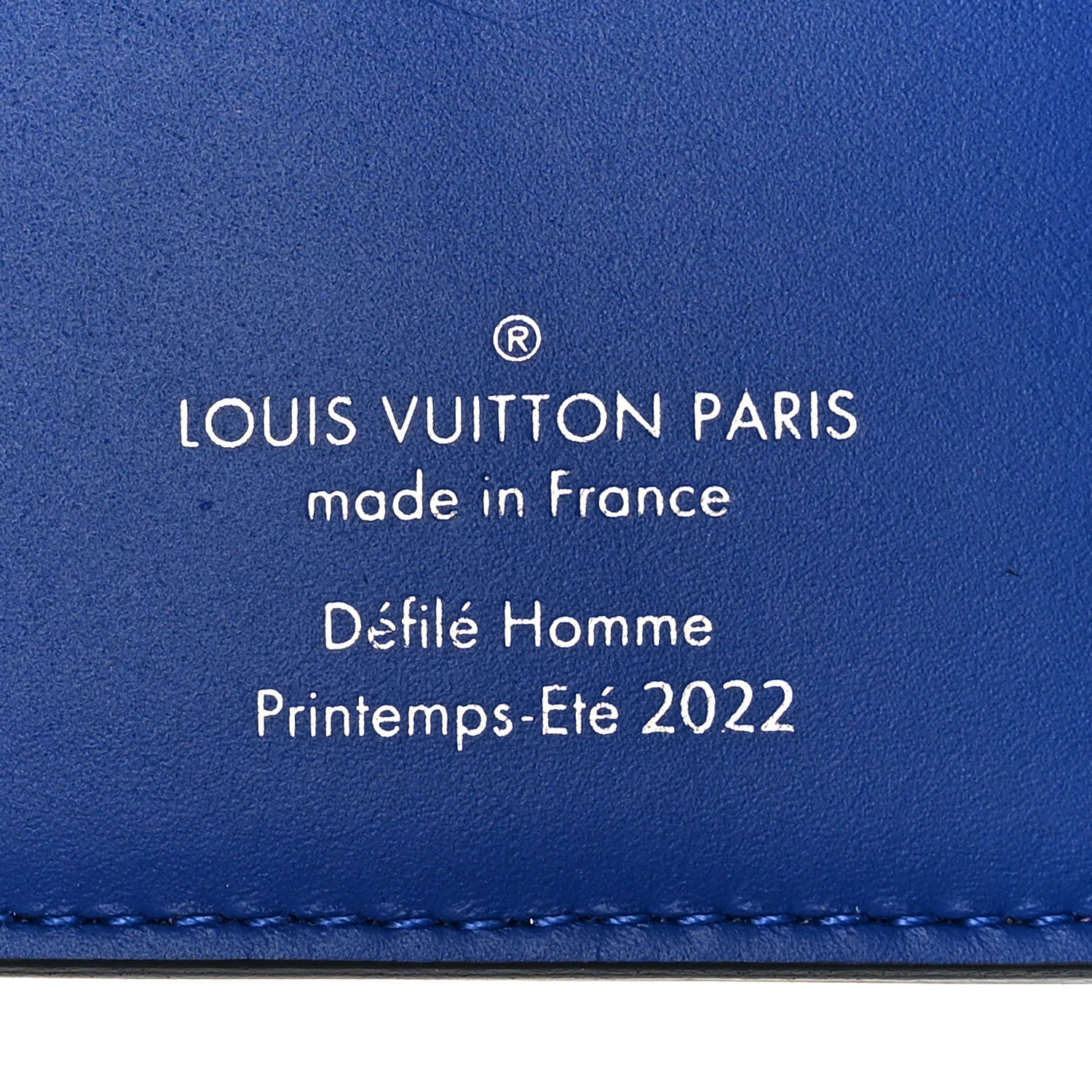 Louis Vuitton Taurillon Illusion Pocket Organizer Bleu Rose 6 of 8
