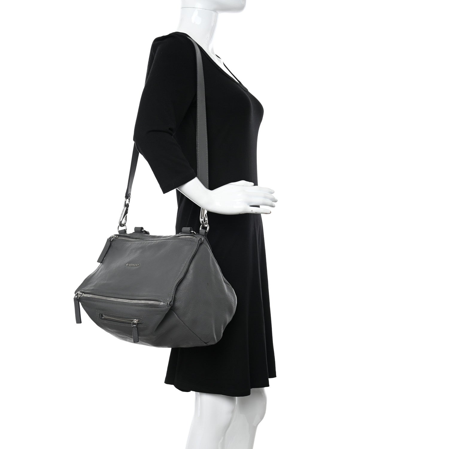 Givenchy Sugar Goatskin Medium Pandora Elephant Grey 2 of 21
