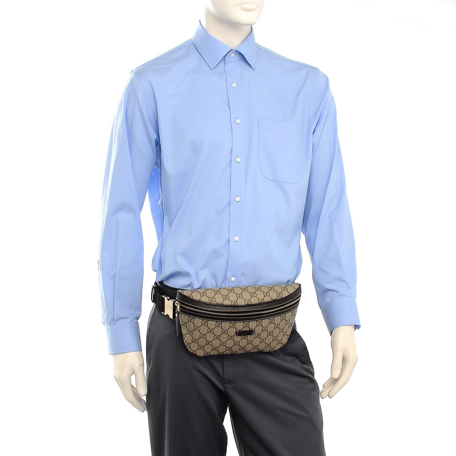 Gucci Supreme Monogram Belt Bag Brown 2 of 7