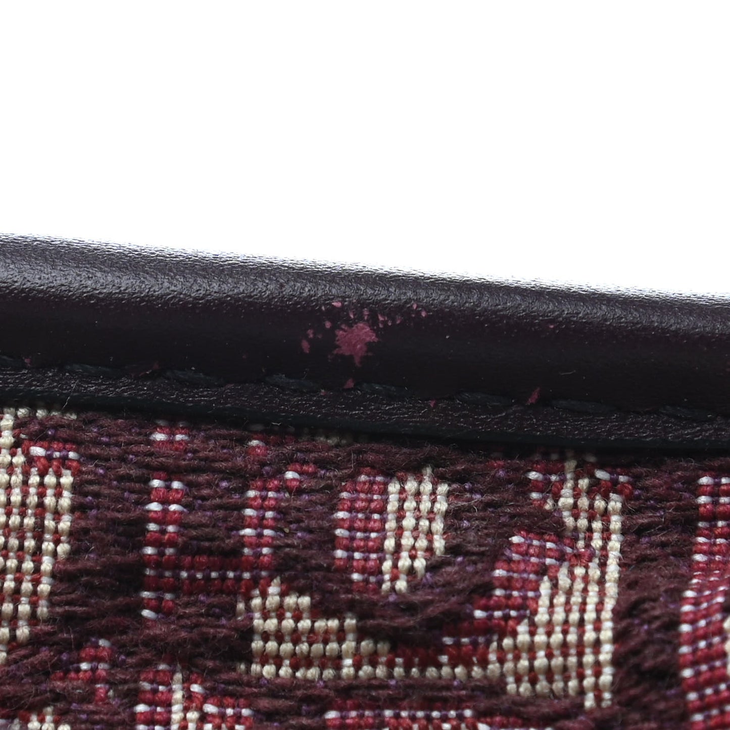 Oblique Diorquake Clutch Burgundy