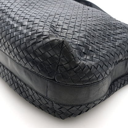 Bottega Veneta Nappa Intrecciato Hobo Navy 9 of 9