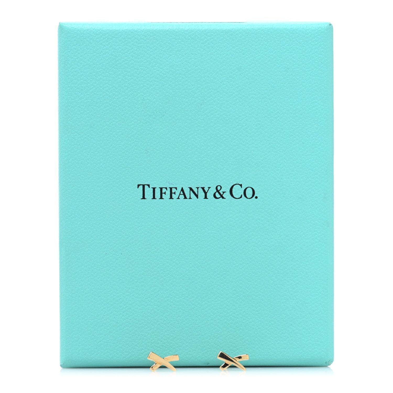 Tiffany 18K Yellow Gold Paloma's Graffiti X Earrings 5 of 5