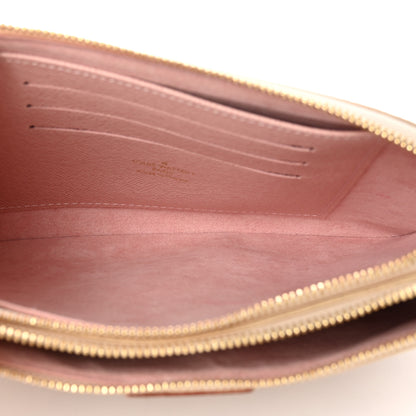 Louis Vuitton Damier Azur Double Zip Pochette 4 of 7