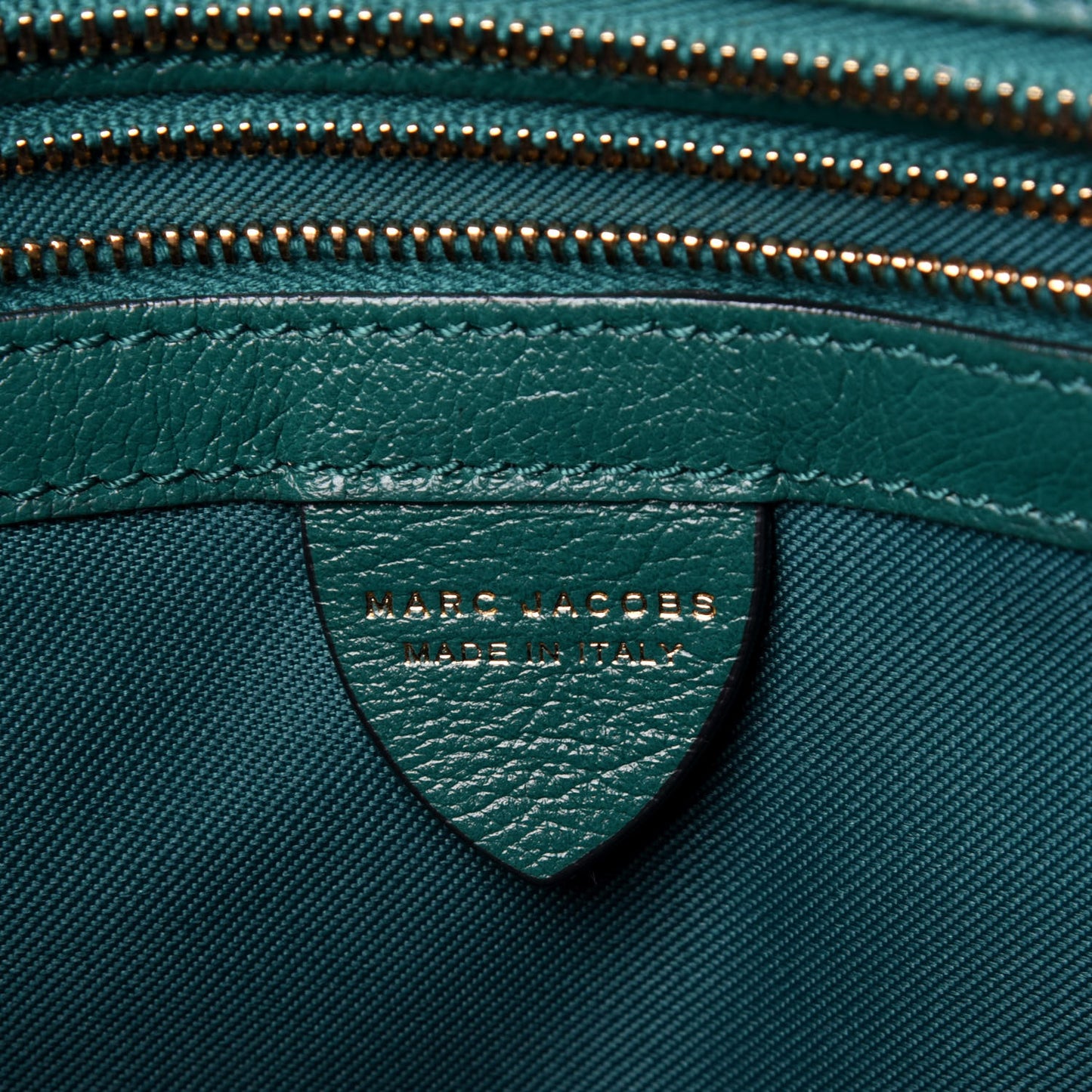 Calfskin The Mini 54 Flap Bag Emerald Pale Gold