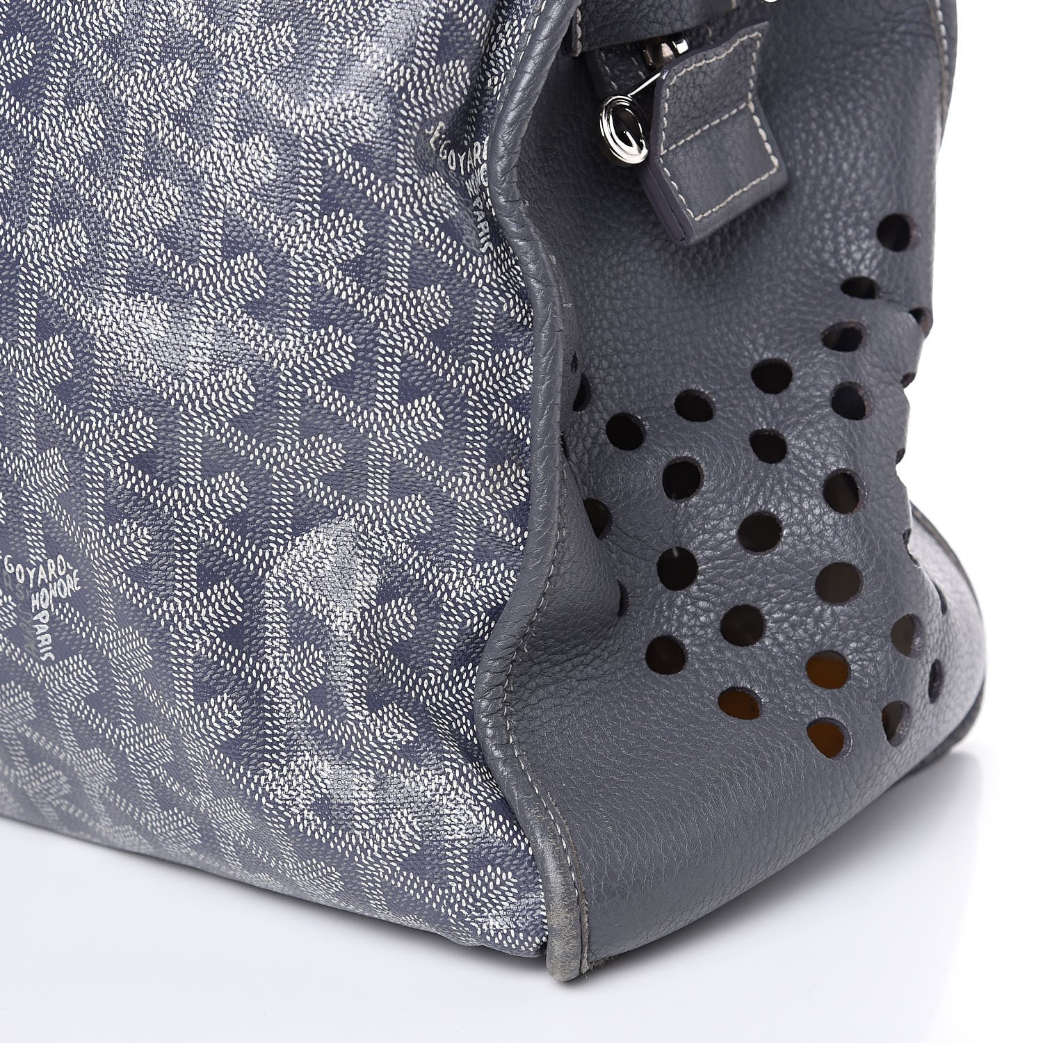 Goyard Goyardine Sac Hardy Pet Carrier PM Grey 19 of 29