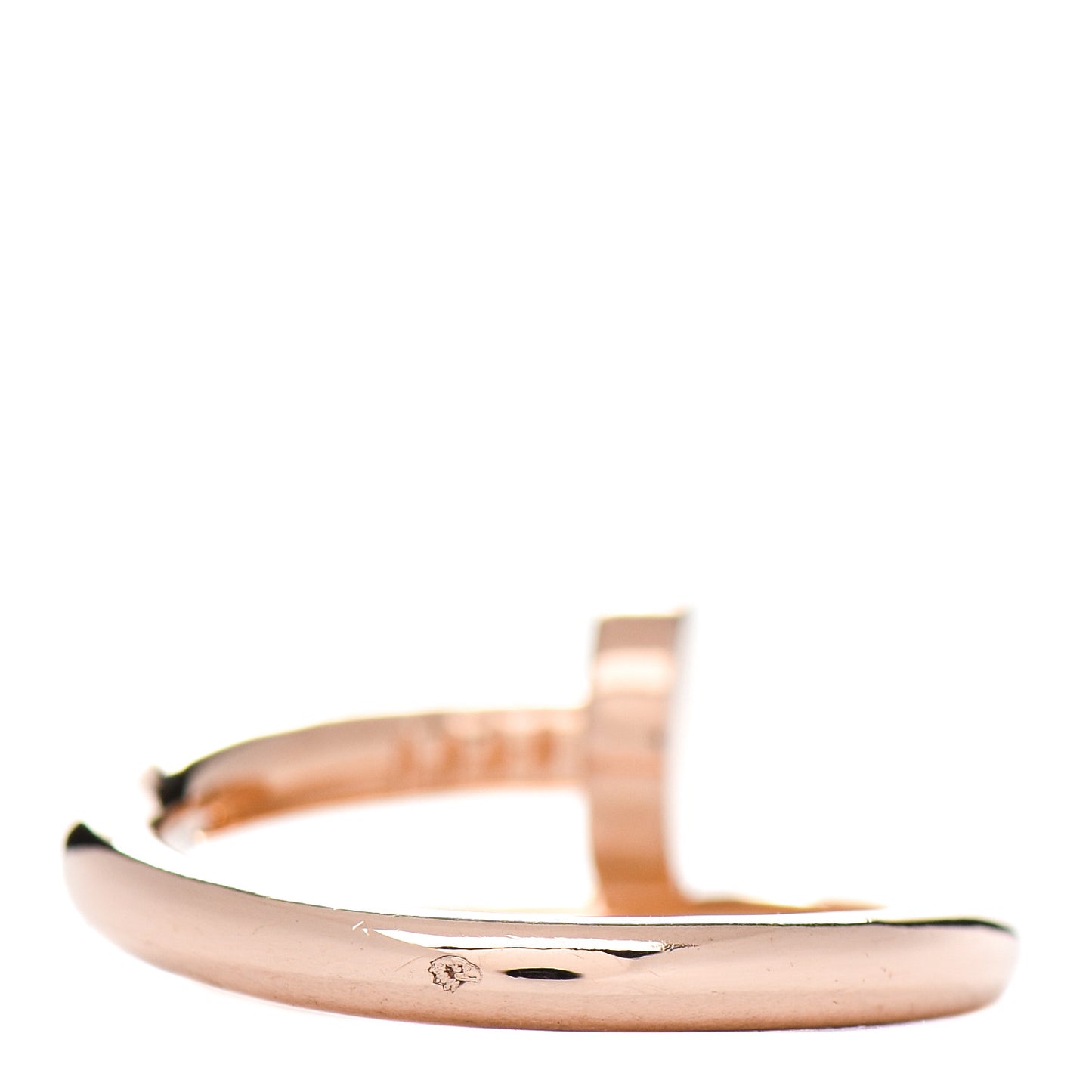 18K Pink Gold Juste Un Clou Ring 57 8