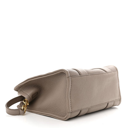 Marc Jacobs Grained Calfskin Small The Tote Bag Cement 4 of 13