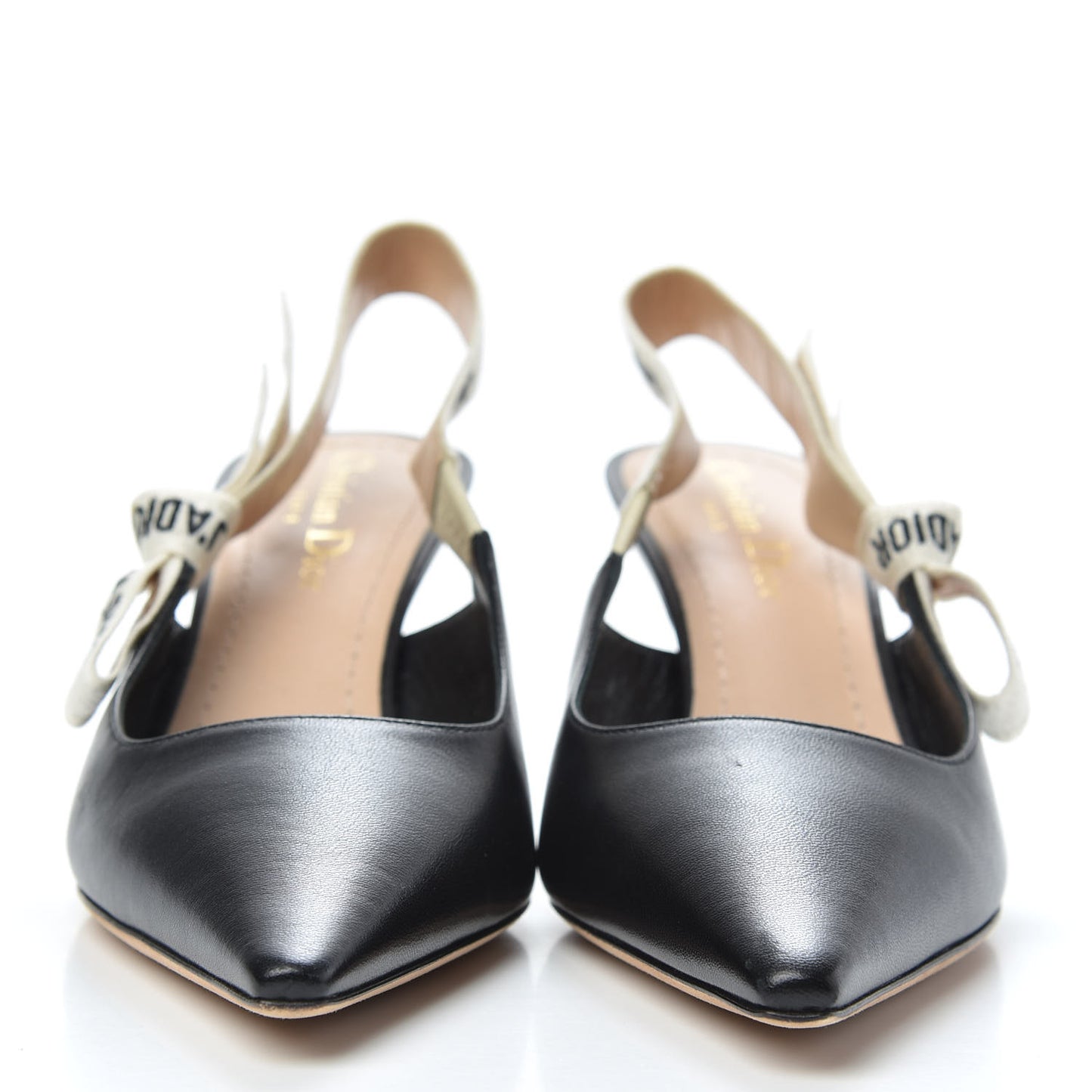 Lambskin Ribbon J'Adior Slingback 65mm Pumps 37 Black