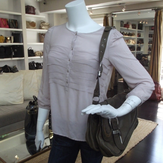 Christian Dior Leather Gaucho Taupe 2 of 11