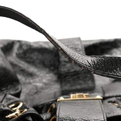 Jimmy Choo Crushed Patent Ramona Black 10 of 10
