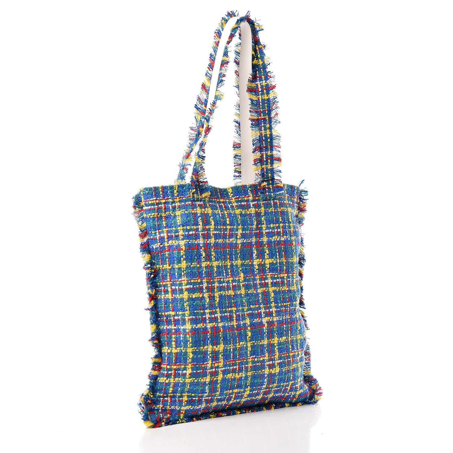 Chanel Tweed N°5 Tote White Multicolor 4 of 10