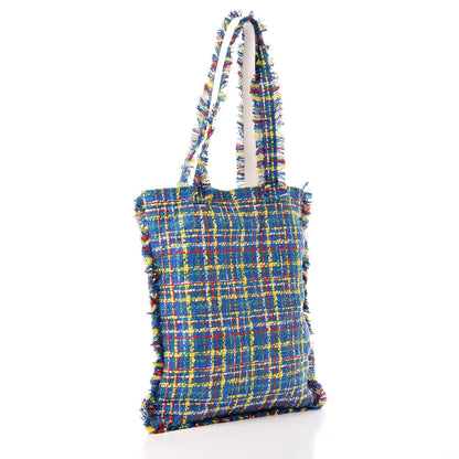 Chanel Tweed N°5 Tote White Multicolor 4 of 10