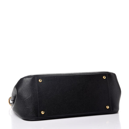 Chanel Caviar Large Shopping Tote Black 5 of 9