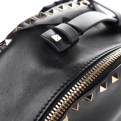 Valentino Garavani Vitello Medium Rockstud Backpack Black 10 of 10