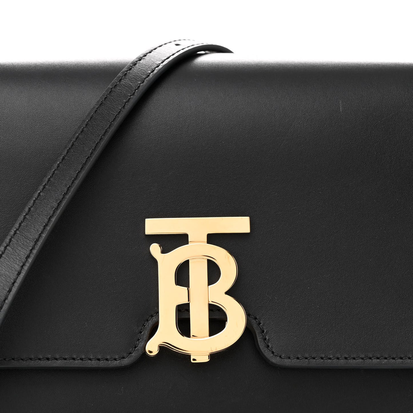 Calfskin Medium TB Bag Black