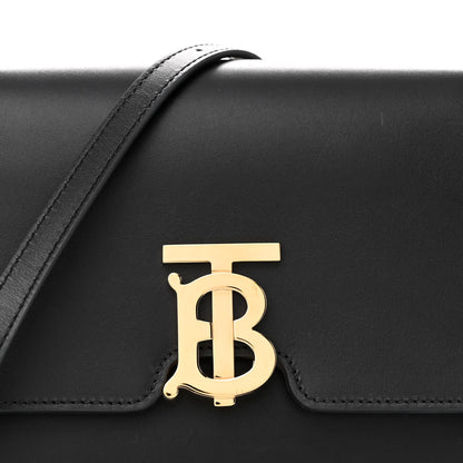 Burberry Calfskin Medium TB Bag Black 7 of 10