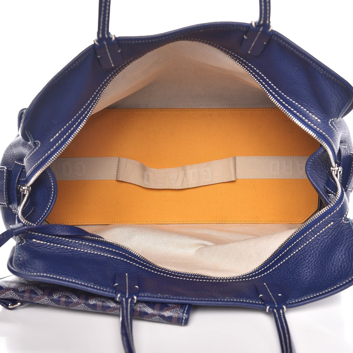 Goyardine Sac Hardy Pet Carrier PM Navy