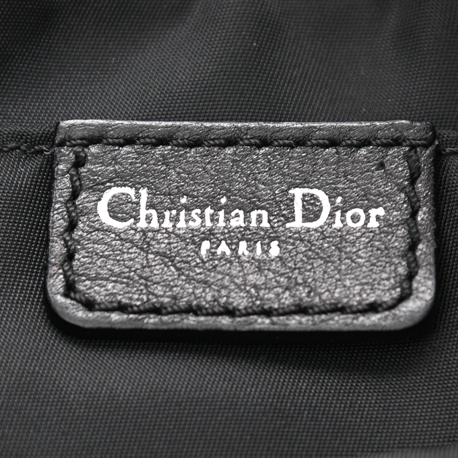 Christian Dior Monogram Shoulder Bag Pochette Black 6 of 10