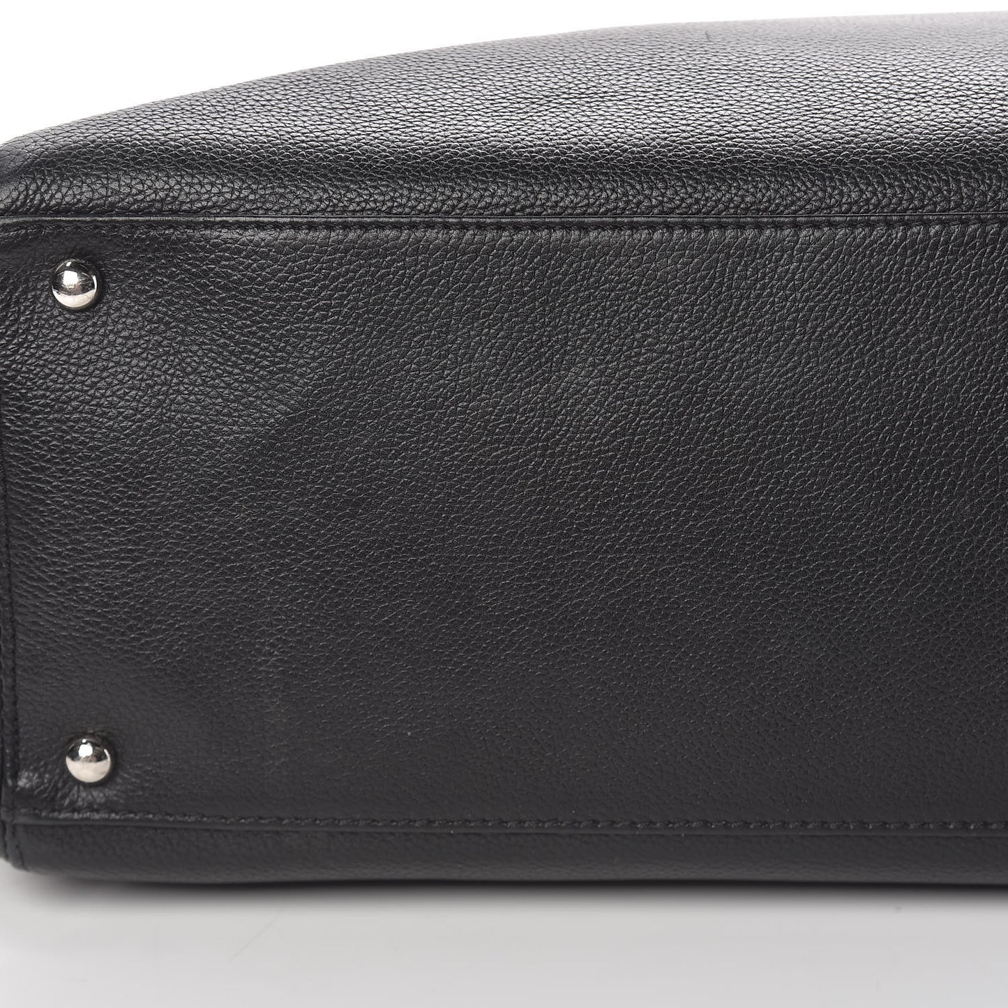 Calfskin Cerf Shopper Tote Black