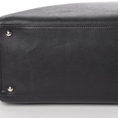 Chanel Calfskin Cerf Shopper Tote Black 13 of 14