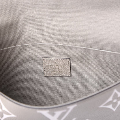 Louis Vuitton Empreinte Monogram Giant Felicie Pochette Tourterelle Creme 7 of 10