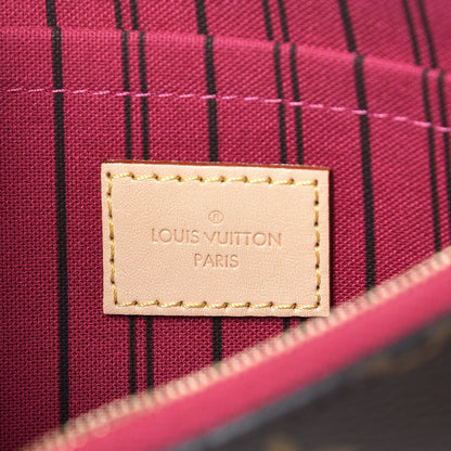 Louis Vuitton Monogram Neverfull MM GM Pochette Pivoine 6 of 8