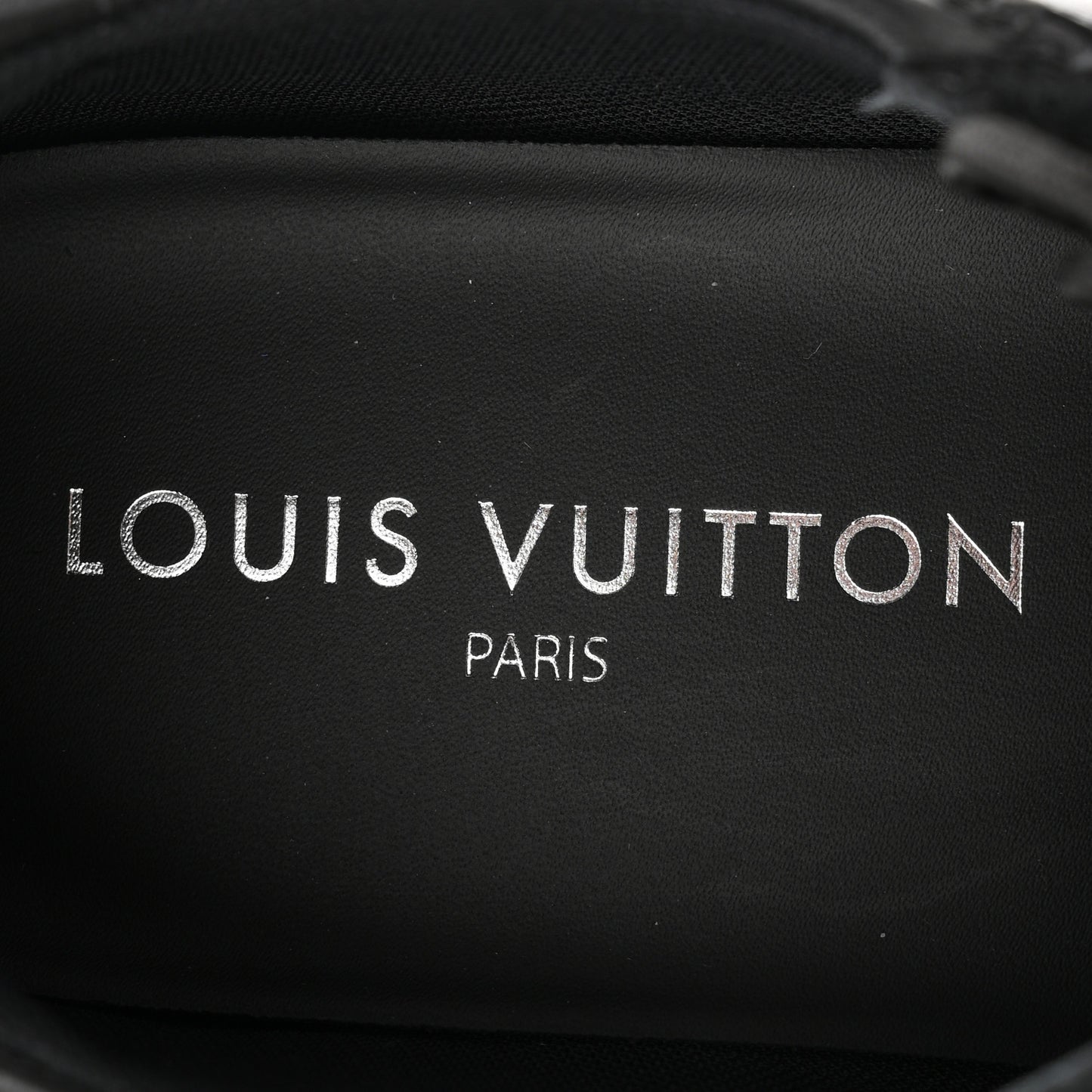 Suede Calfskin LV Sneakerina 39.5 Black