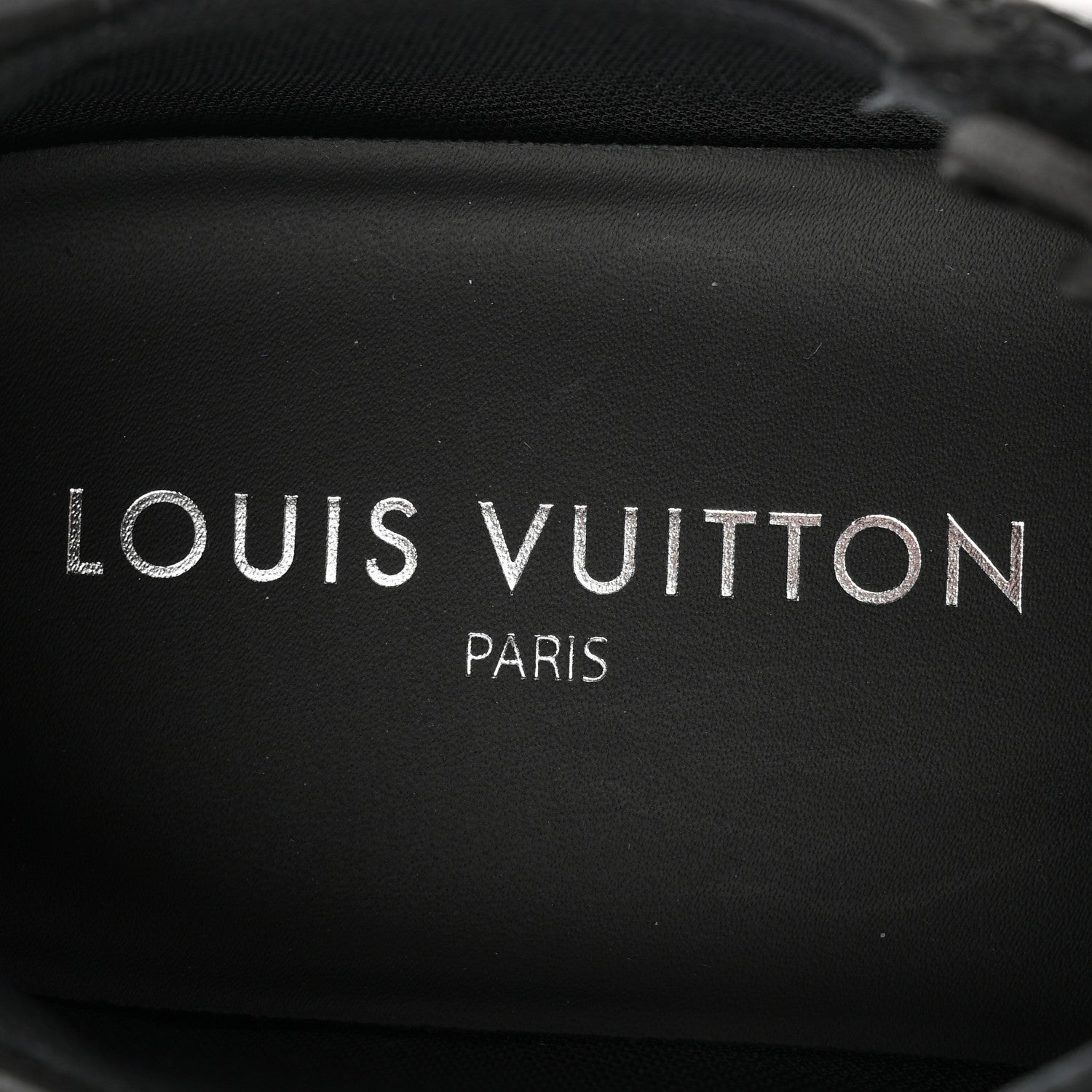Louis Vuitton Suede Calfskin LV Sneakerina 39.5 Black 8 of 10
