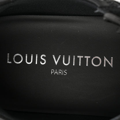 Louis Vuitton Suede Calfskin LV Sneakerina 39.5 Black 8 of 10