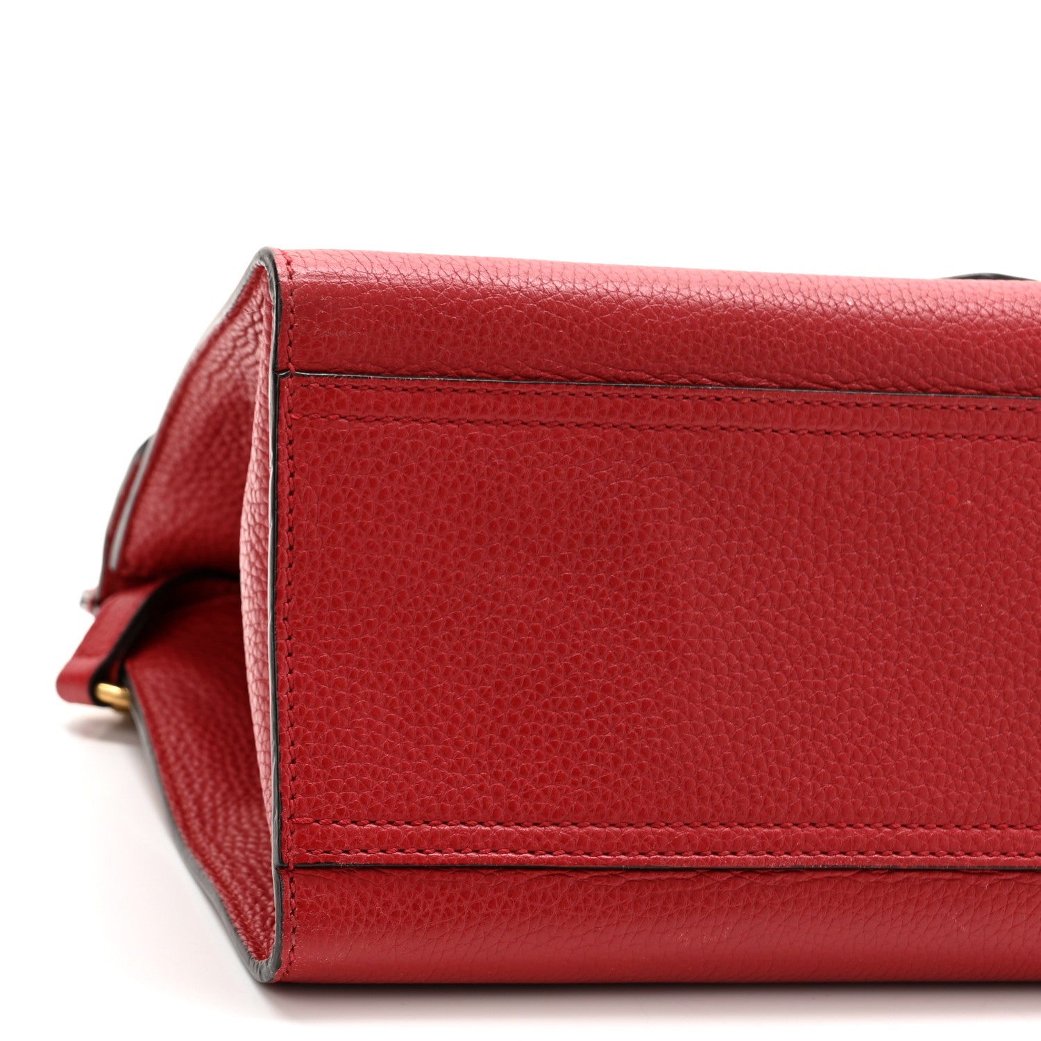 Gucci Calfskin Small GG Marmont Top Handle Bag Vulcanic Red 8 of 10