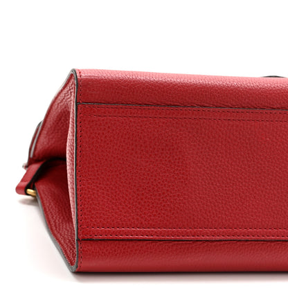 Gucci Calfskin Small GG Marmont Top Handle Bag Vulcanic Red 8 of 10