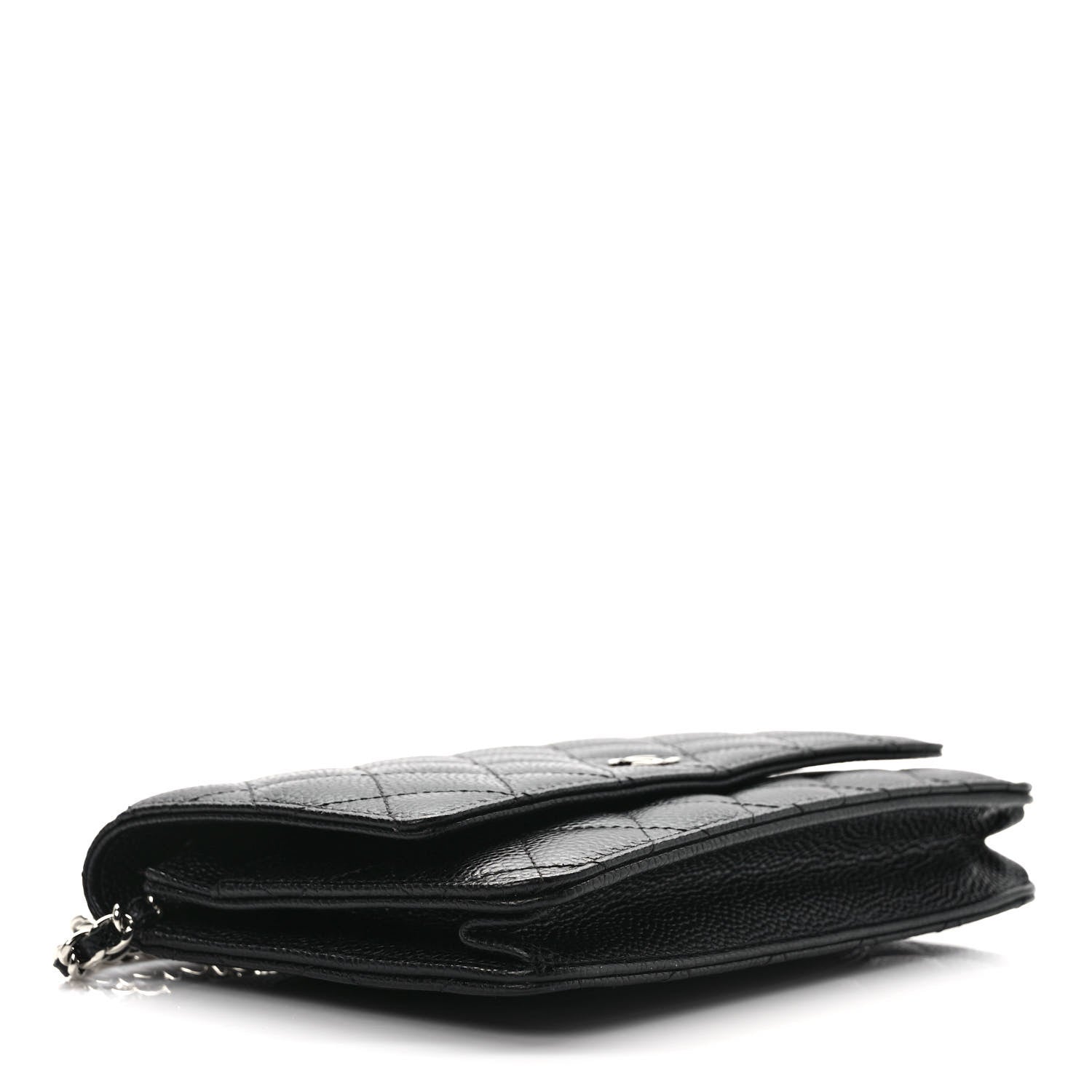 Chanel Caviar Quilted Wallet On Chain WOC Black 4 of 9