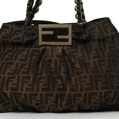 Fendi Zucca Mia Tote Tobacco 9 of 13