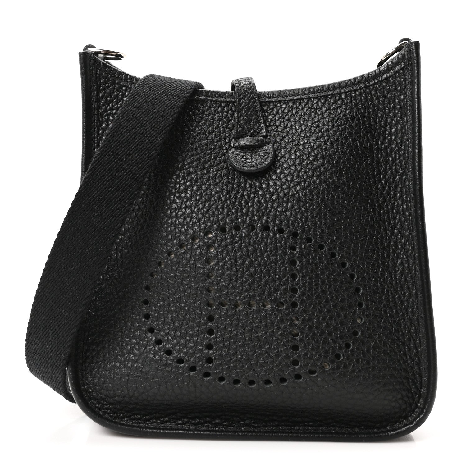 Hermes Taurillon Clemence Evelyne TPM Black 1 of 11