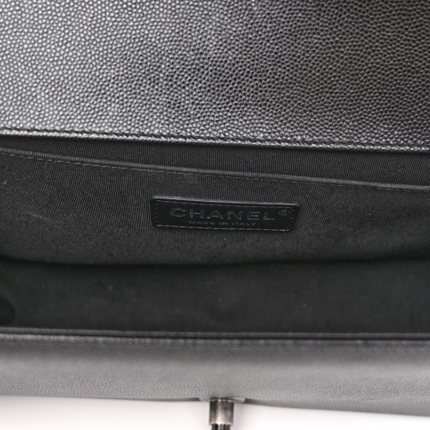 Chanel Caviar Quilted Medium Boy Flap Black 6 of 10