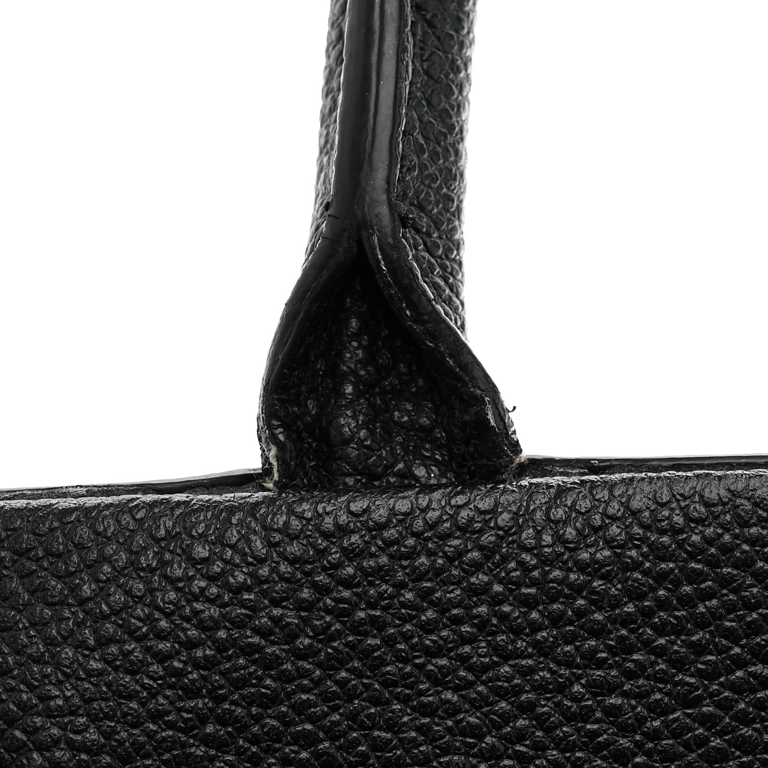 Saint Laurent Grained Calfskin Medium Cabas Rive Gauche Black 22 of 41