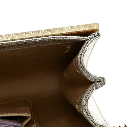 Jimmy Choo Acrylic Glitter Sweetie Clutch Champagne 15 of 16