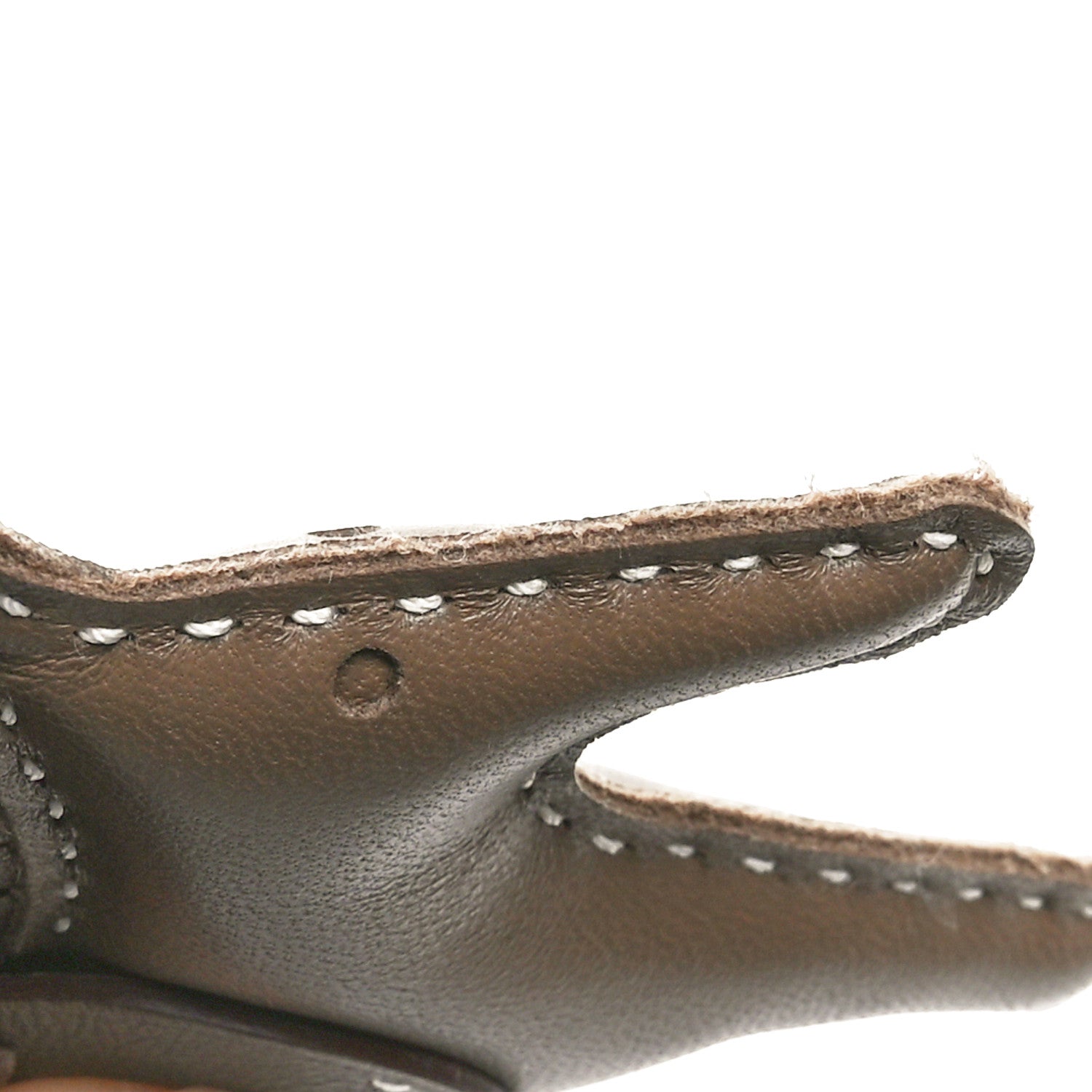 Hermes Milo Lambskin Grigri Rodeo Pegase Horse Bag Charm PM Etoupe 5 of 5