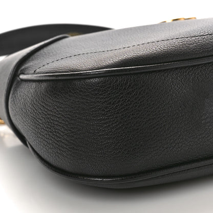 Gucci Goatskin Small Aphrodite Shoulder Bag Black 9 of 10