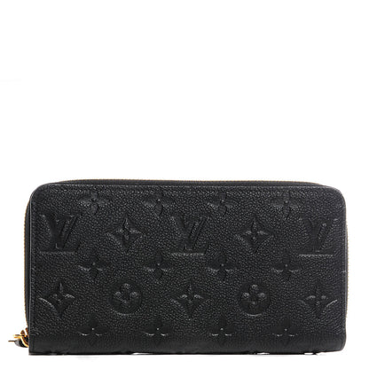 Louis Vuitton Empreinte Zippy Wallet Black 1 of 8
