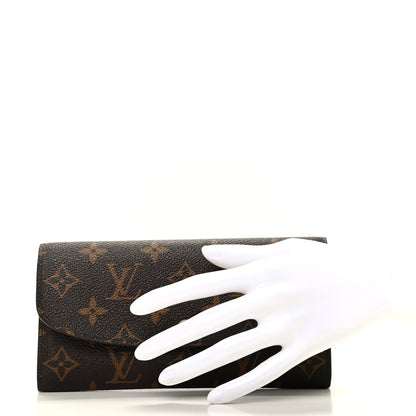 Louis Vuitton Monogram Emilie Wallet Rose Ballerine 2 of 10