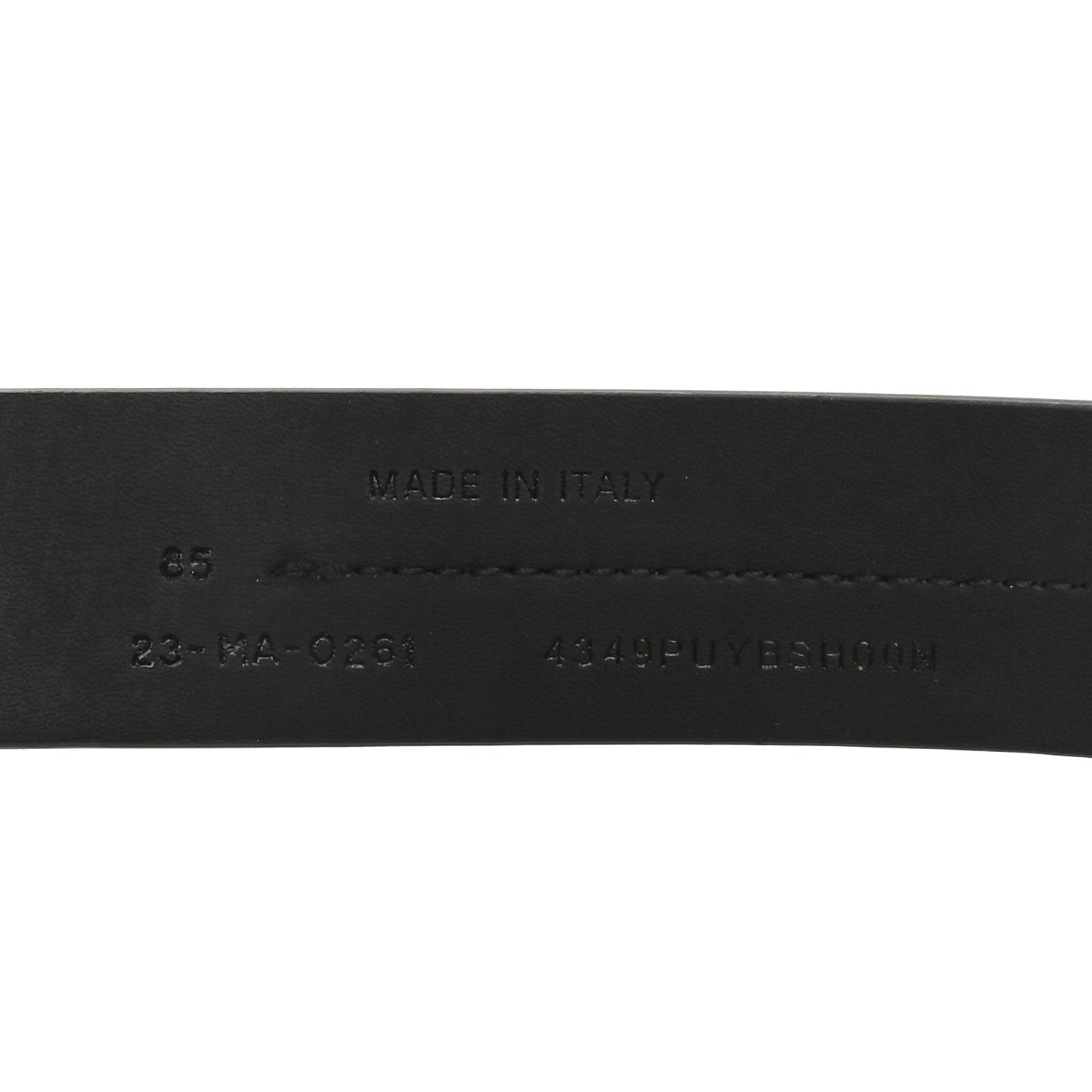 Christian Dior Calfskin Dior Homme 30mm Belt 85 34 Black 5 of 5