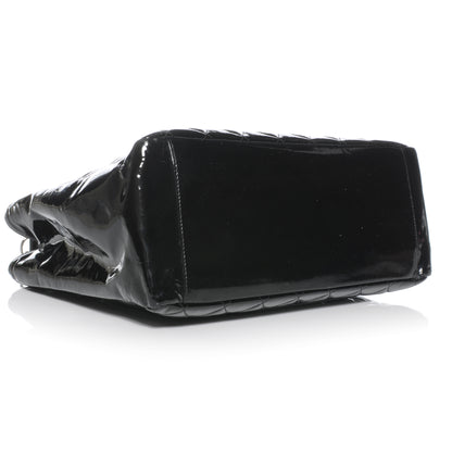 Chanel Patent Grand Shopping Tote GST Black 4 of 7