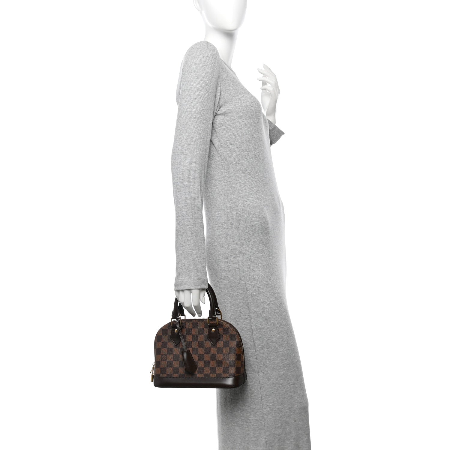 Louis Vuitton Damier Ebene Alma BB 2 of 14